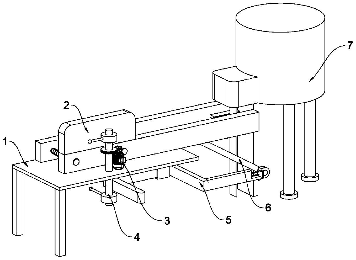 Traditional Chinese medicine pre-extraction automatic cutoff, hanging and air-curing device for bean type medicinal material processing