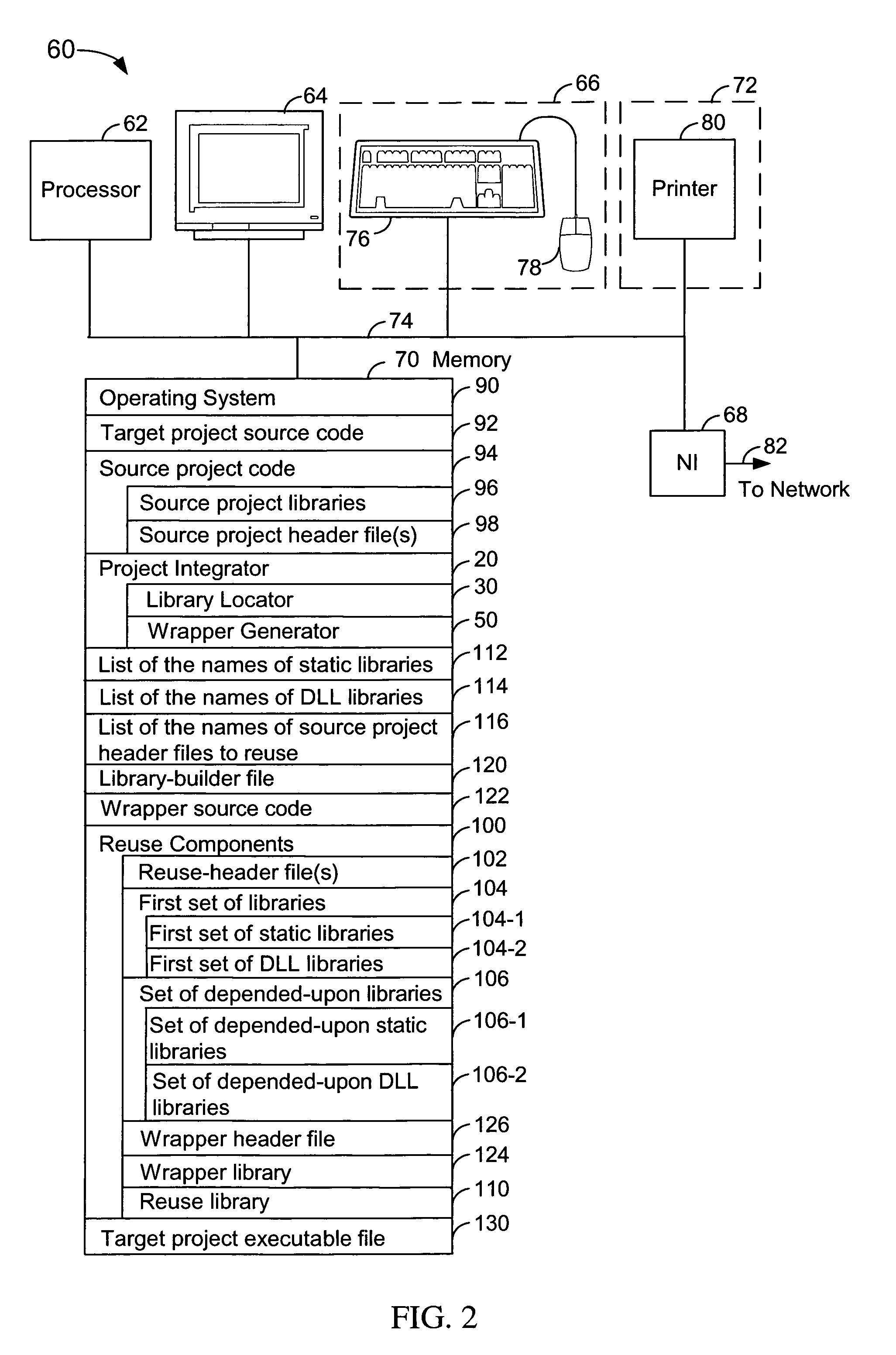 Automatic identification and reuse of software libraries