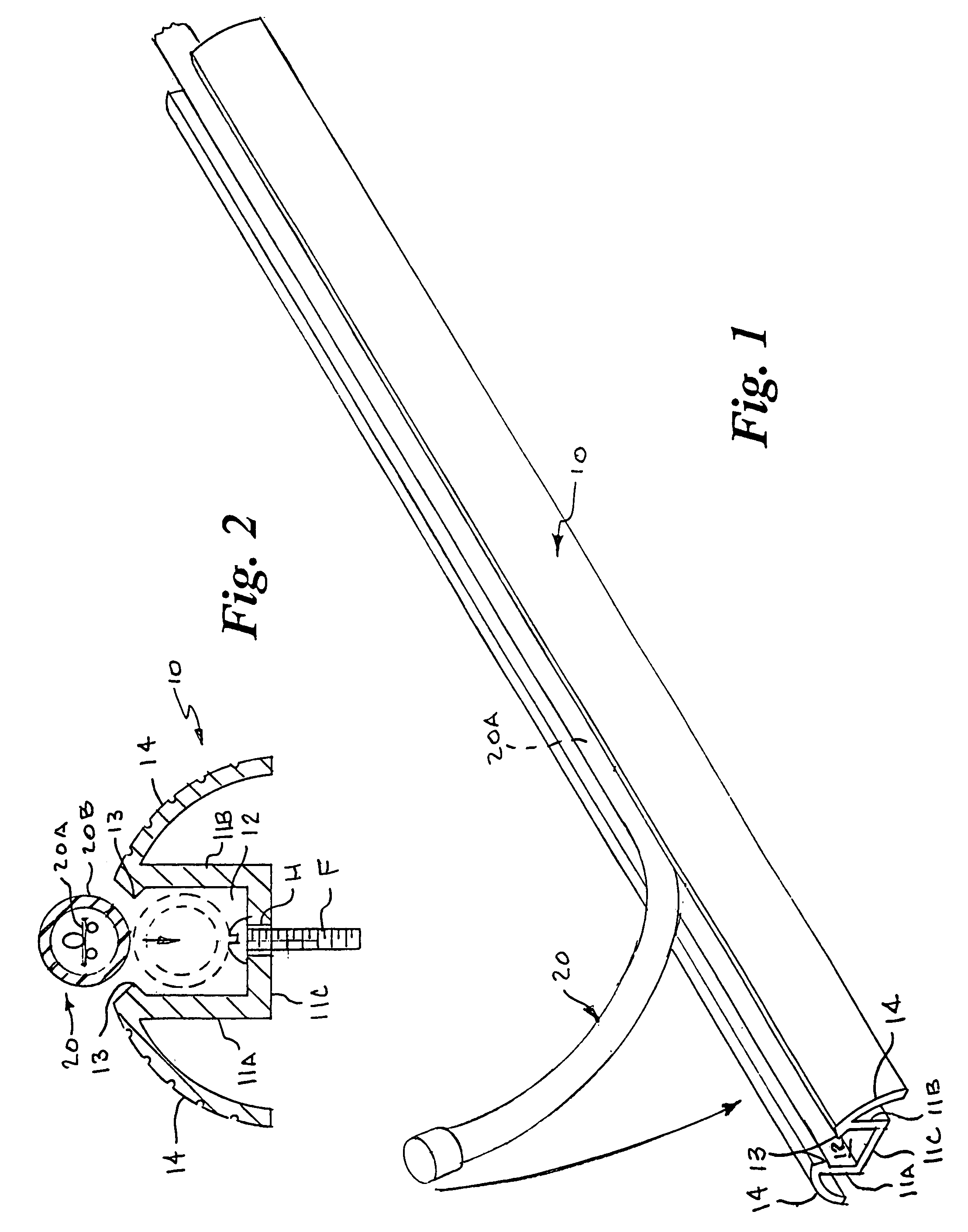 Rope light track system