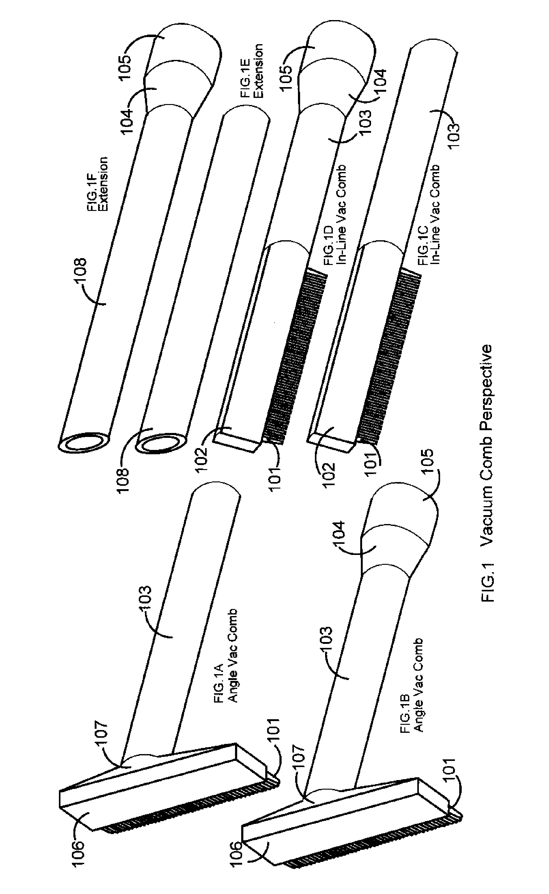 Tangle-Free Vacuum Comb