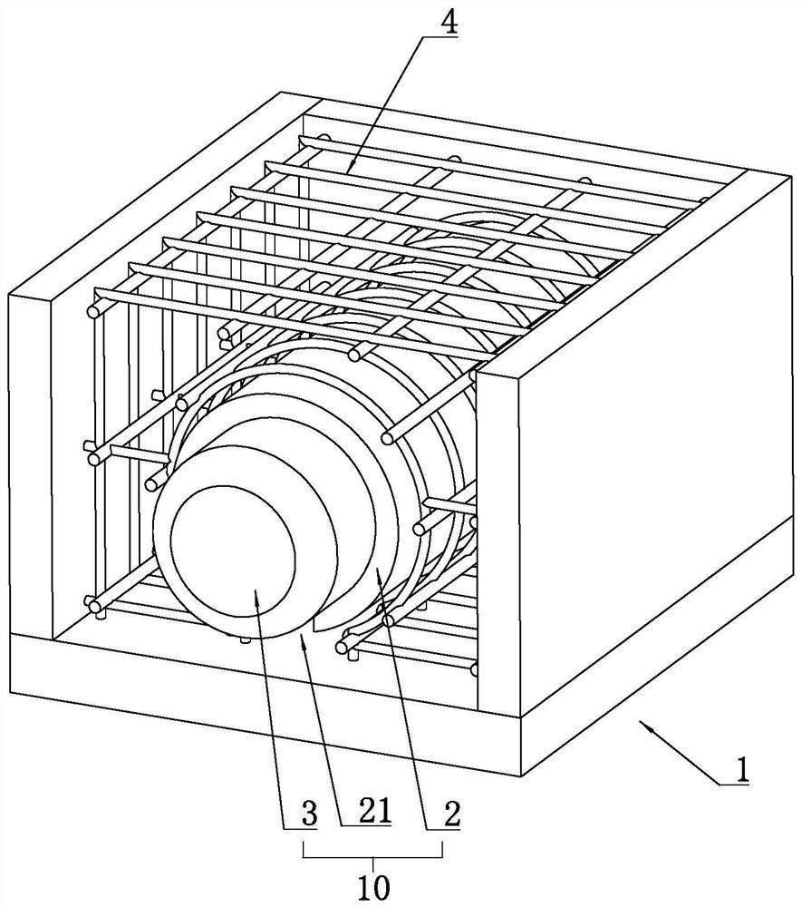 Prefabrication and installation construction method of slot-type drainage ditch based on pvc pipe-lined airbag mandrel