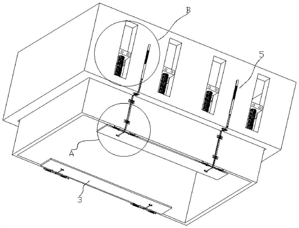 New energy automobile battery installation clamp