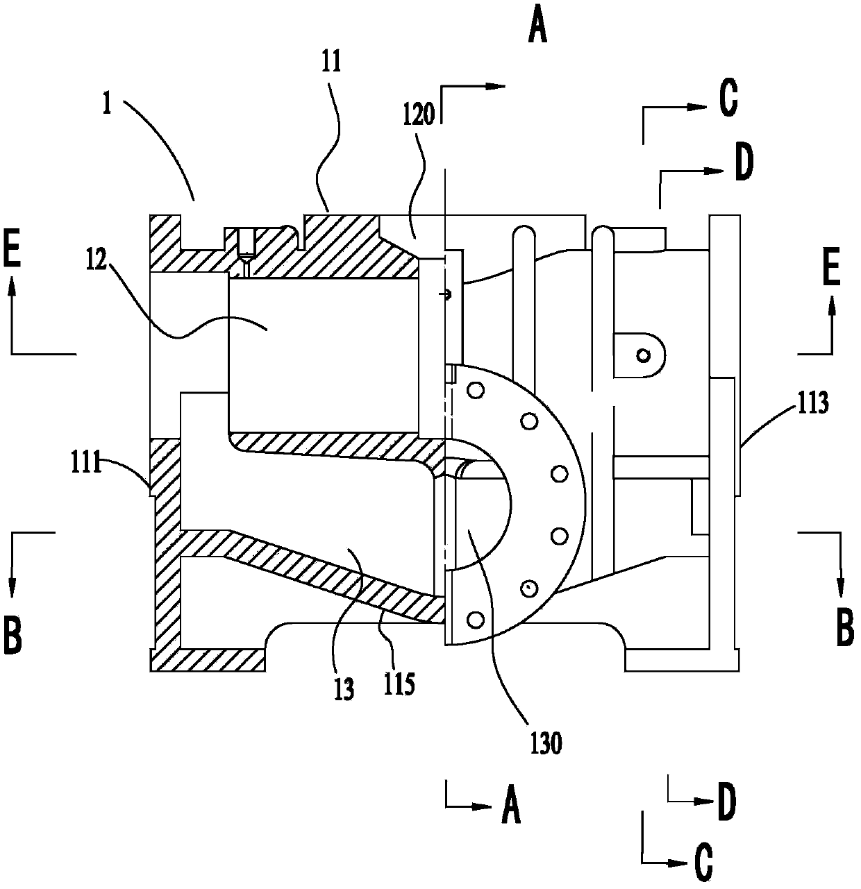 Oil-gas mixture transport pump