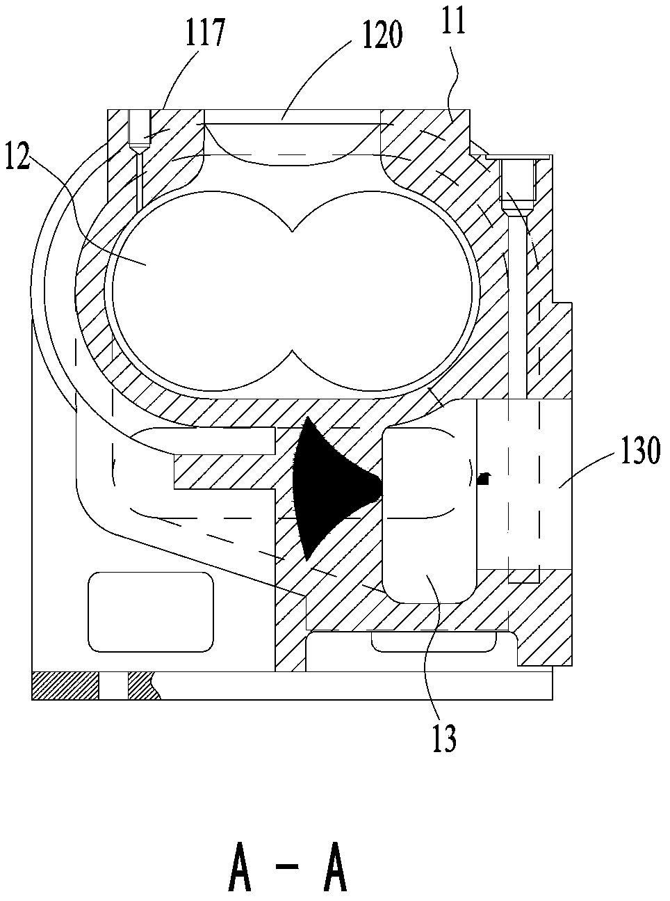 Oil-gas mixture transport pump