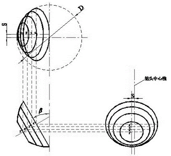 Drill bit for breaking rock by rotary cutting