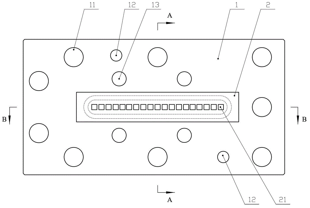 Threading mold for producing reinforcing band for strengthening thermoplastic plastic pipe