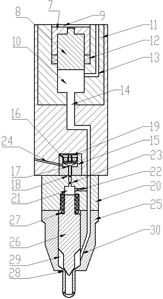 Supercharged common rail fuel injection system of marine low-speed diesel engine