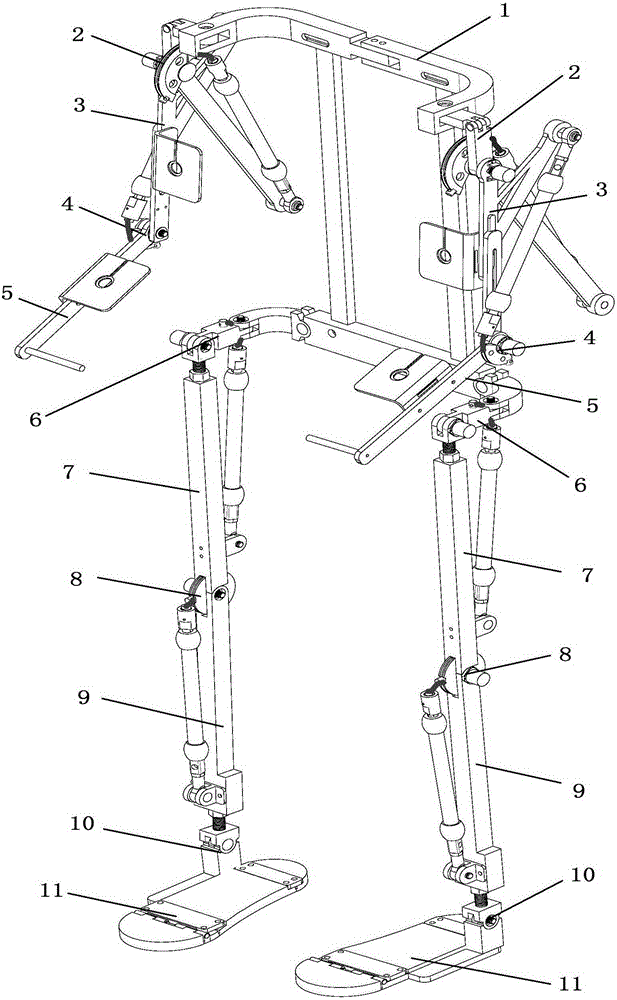 Pneumatic muscle-driven exoskeleton assist mechanism