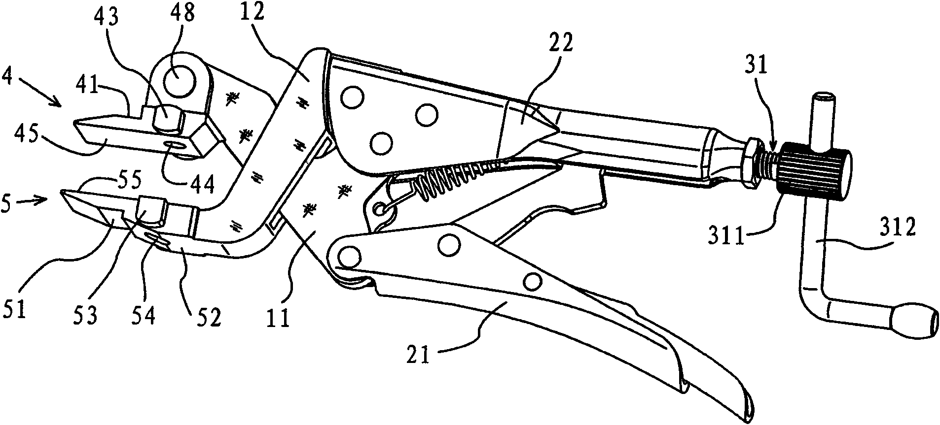 Spreading clamp