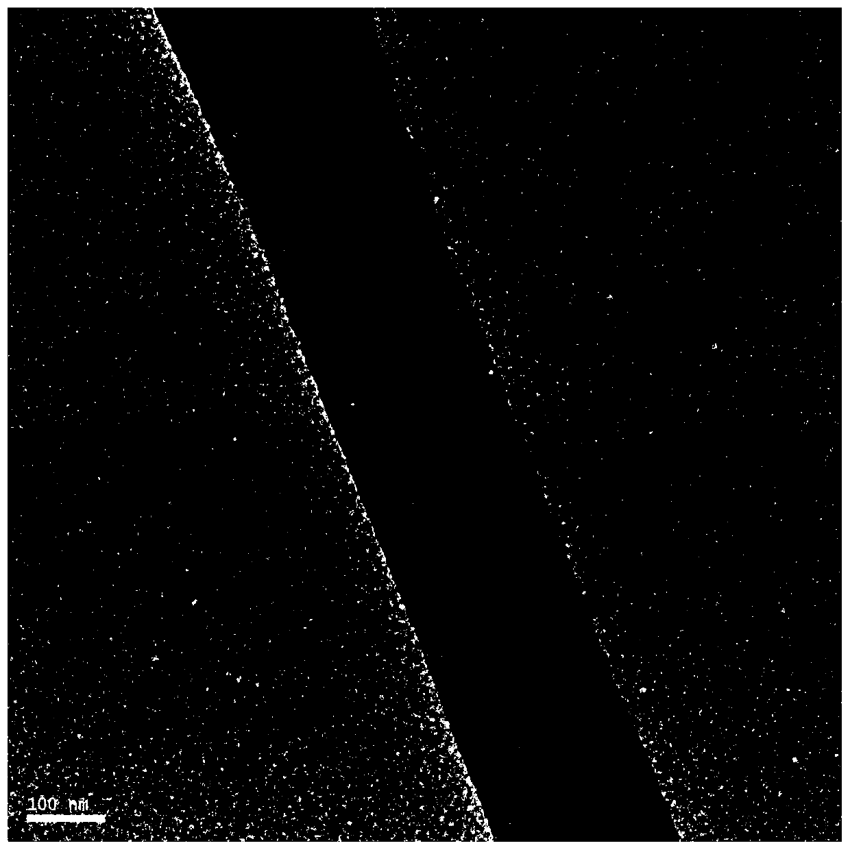 Preparation method of preparing Janus structure nano-fiber through single-axis electrostatic spinning