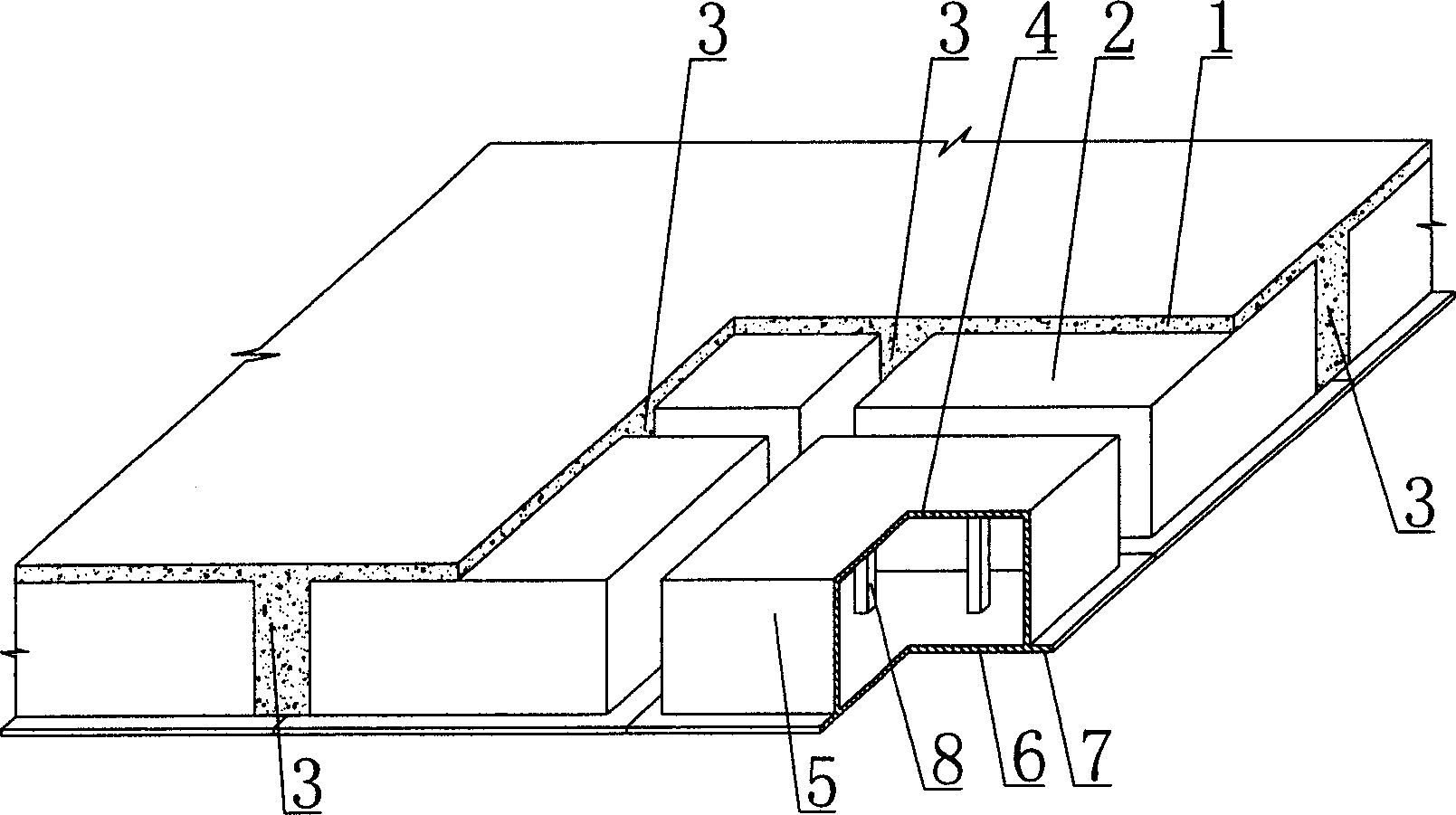 Reinforced concrete hollow slab