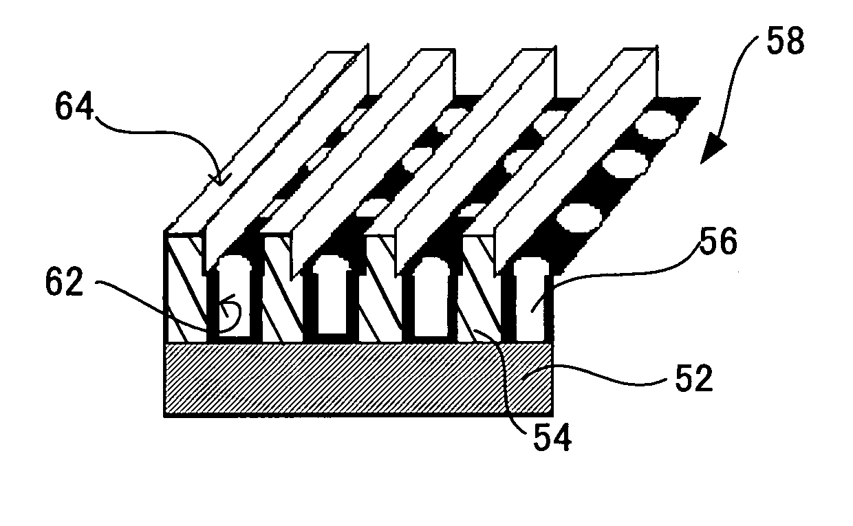 Carbon nanotube chain and production process for the same, target detector, and target detection method