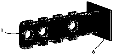 Novel prefabricated concrete member hoisting point embedded part system