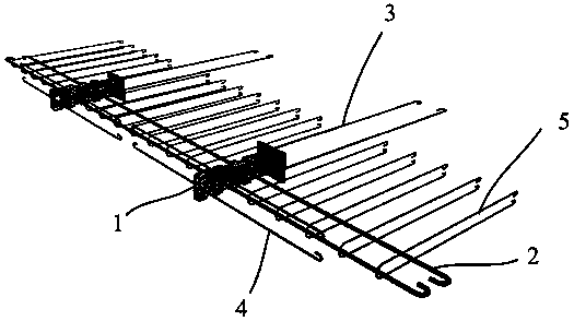 Novel prefabricated concrete member hoisting point embedded part system