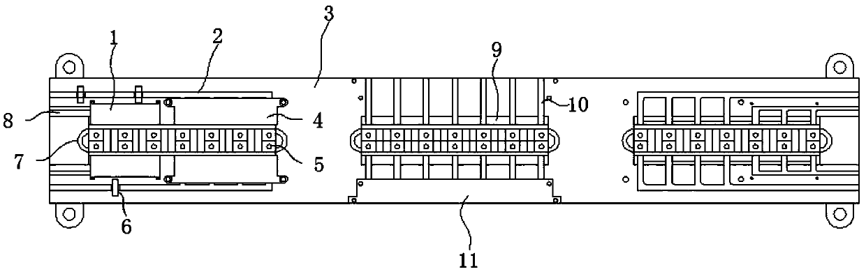 Terminal wire connector for electrical cabinet