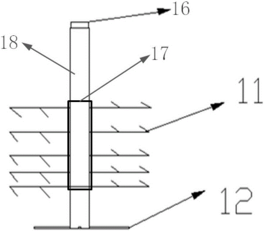 Submerged plant collection device and submerged plant collection method