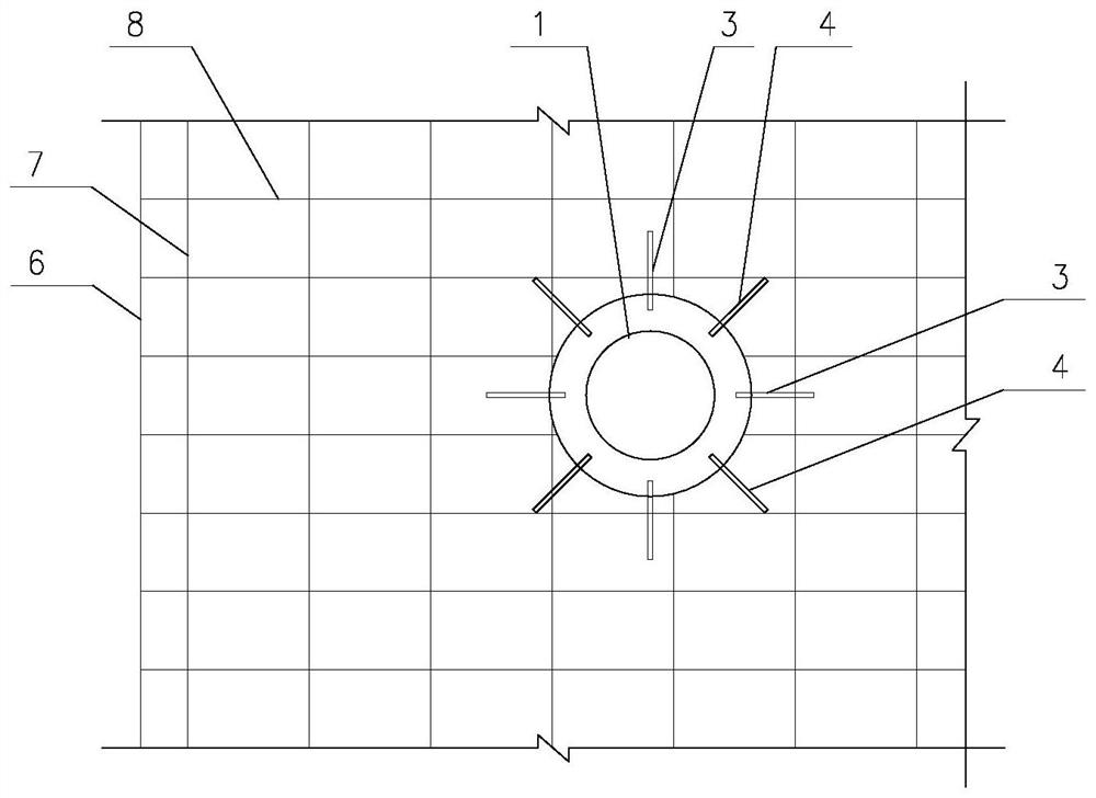 Construction method of integrated prefabricated drainage structure for bridge