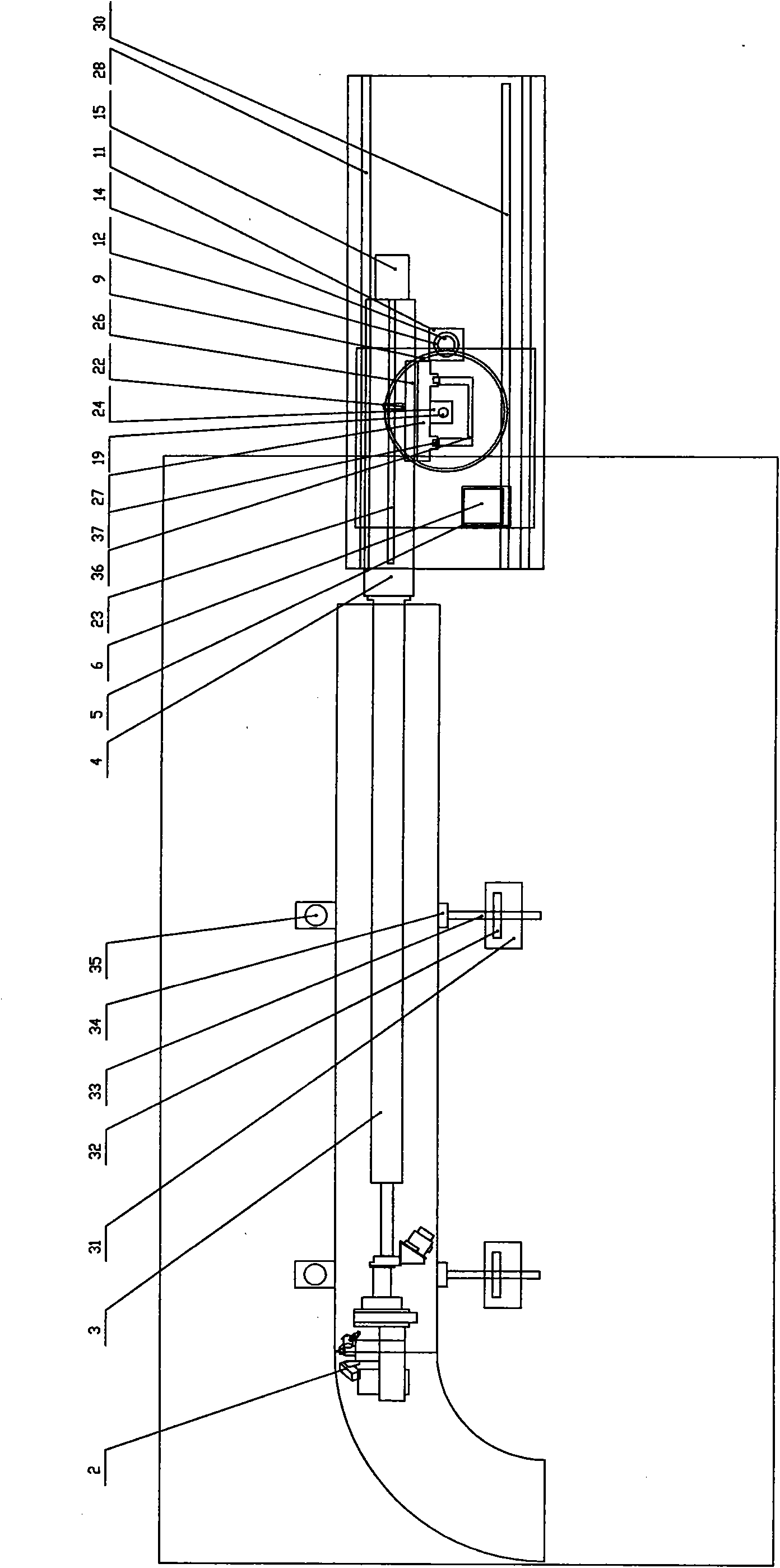 Inner wall overlaying system for 90-degree elbow