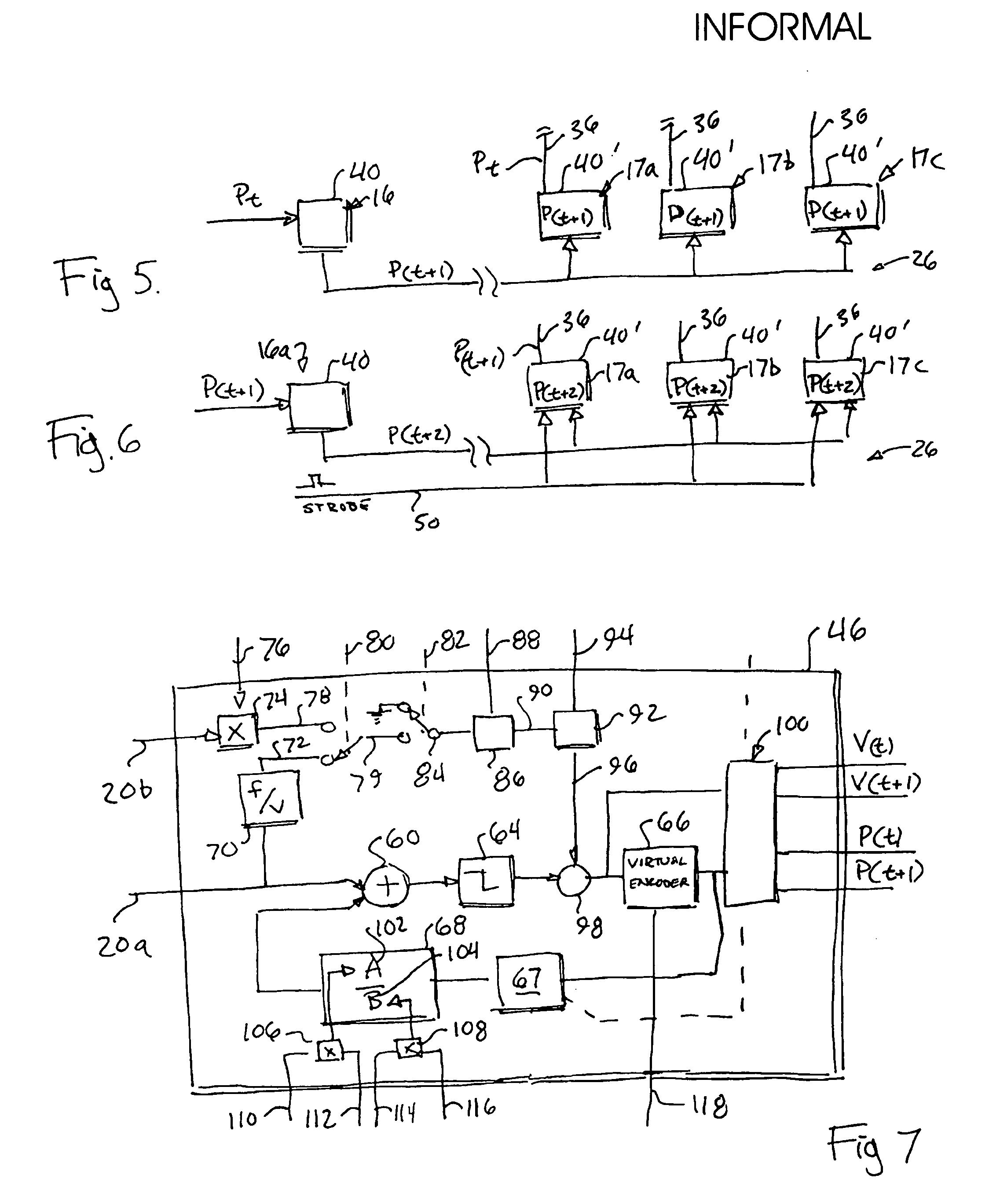 Electronic line shaft with phased lock loop filtering and predicting