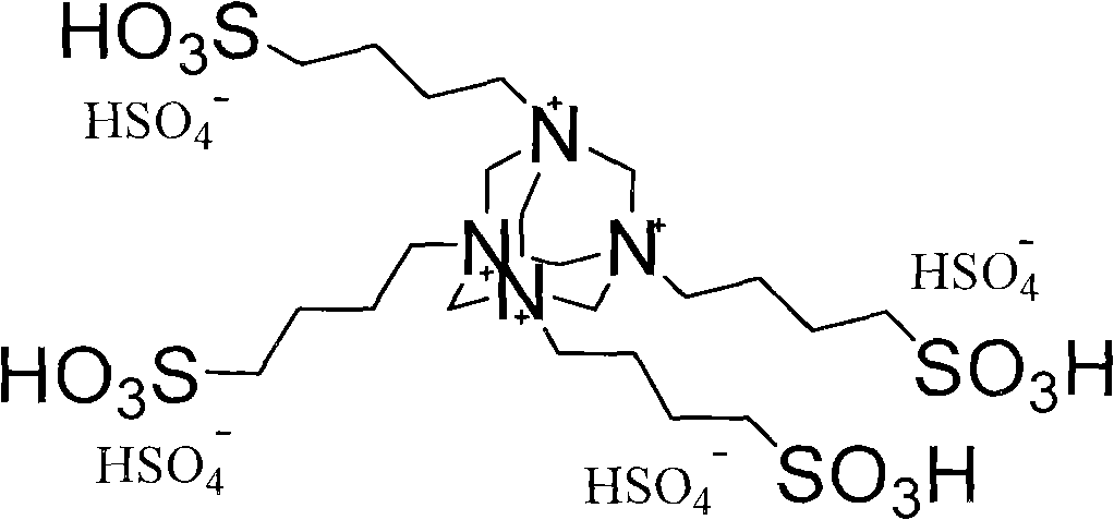 Preparation of multi-sulfonic functional ion liquid