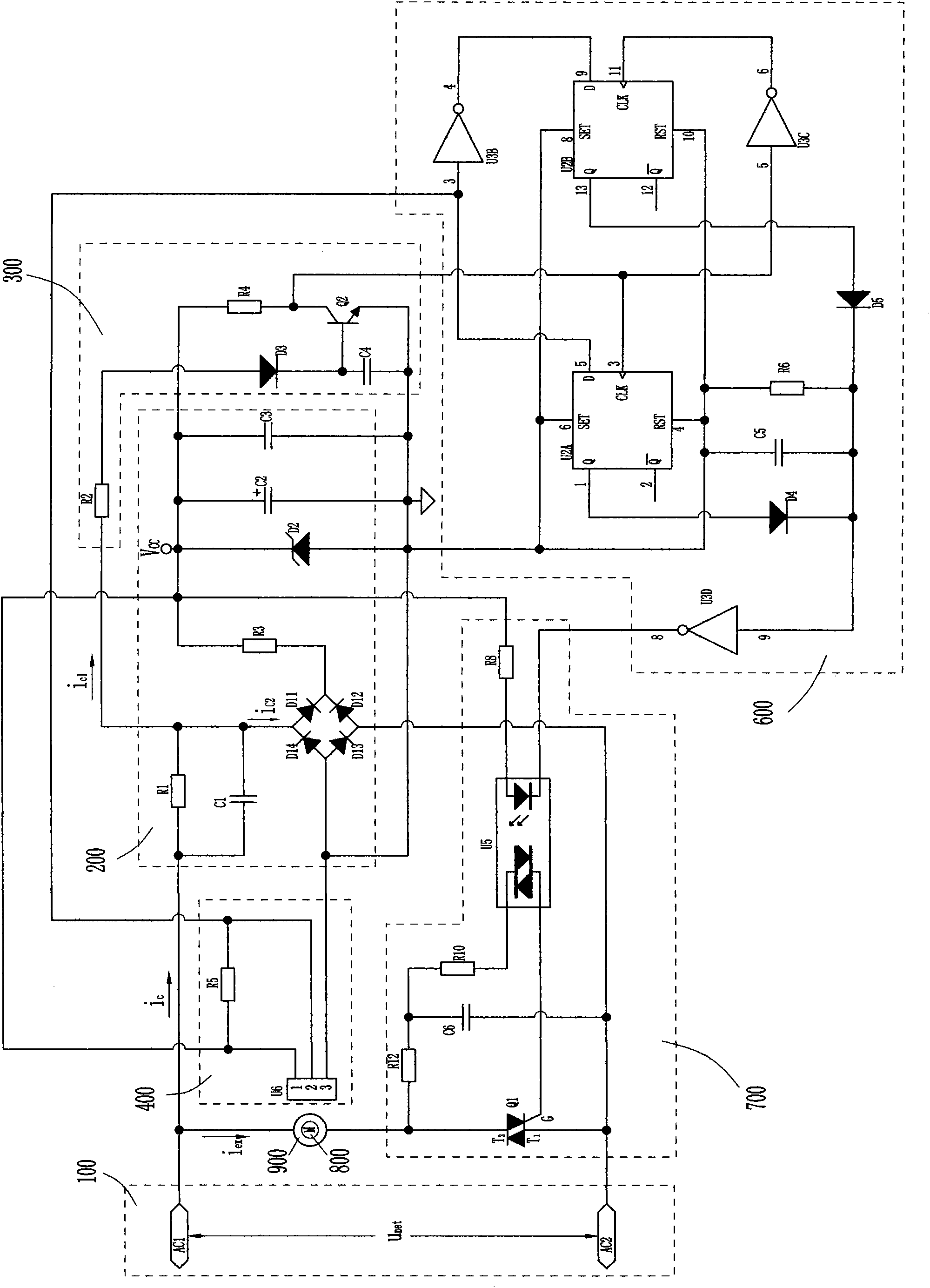 Convenient method for controlling direction of rotation of synchronous motor of single-phase permanent magnet and motor using same