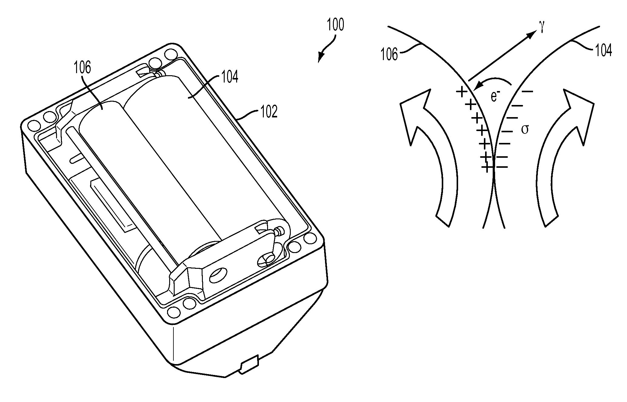 Apparatus and method to generate X-rays by contact electrification