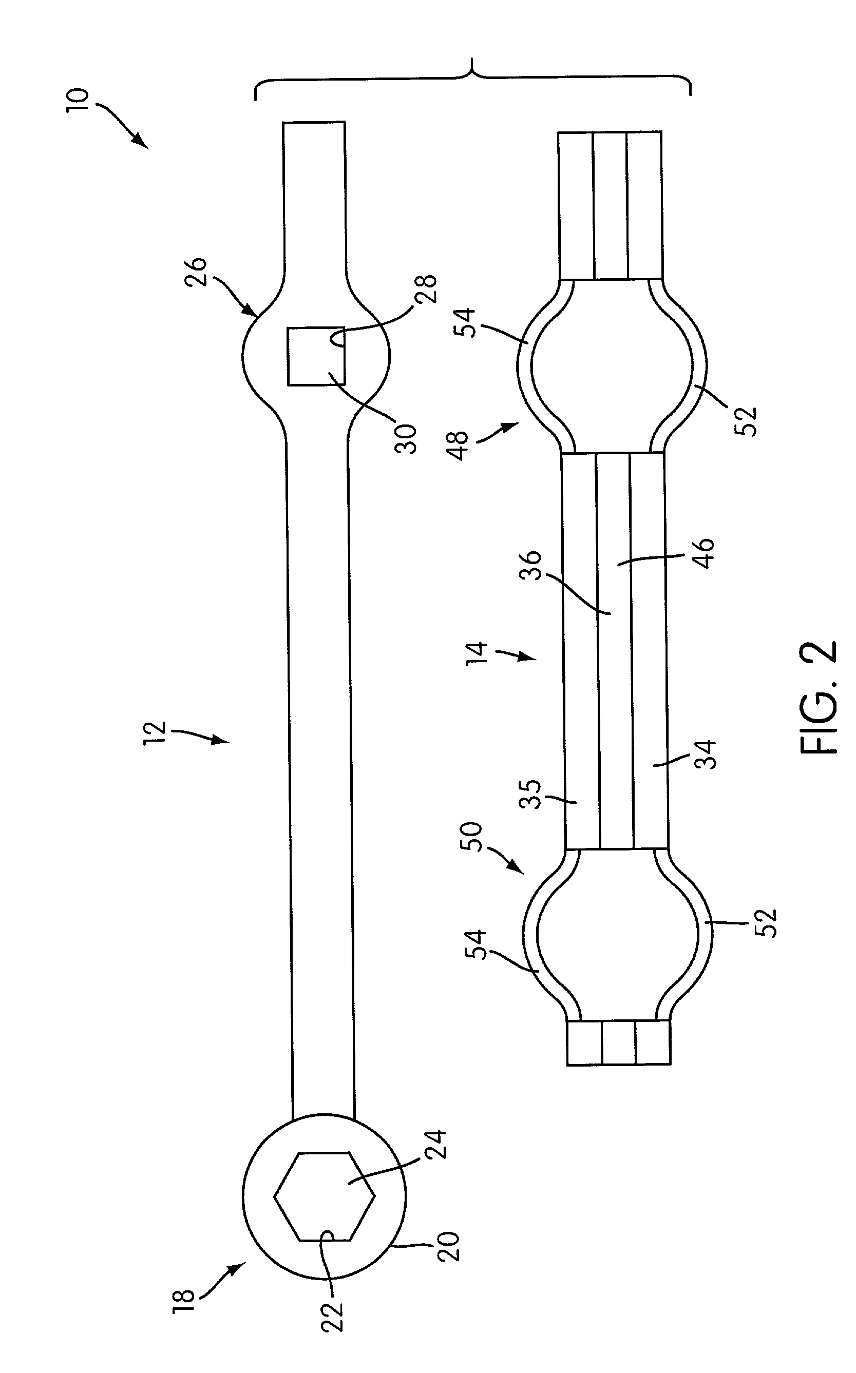 Extendible and rectractable tool for applying torque to wheel lug nuts