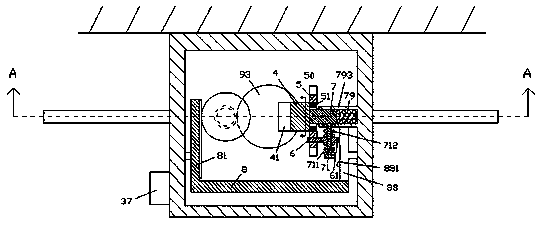 Computer display device assembly with alarm device