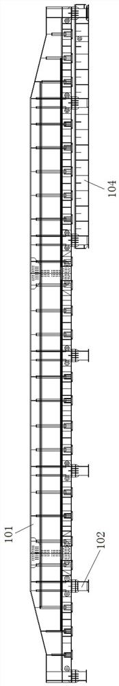 A low-level beam transport vehicle