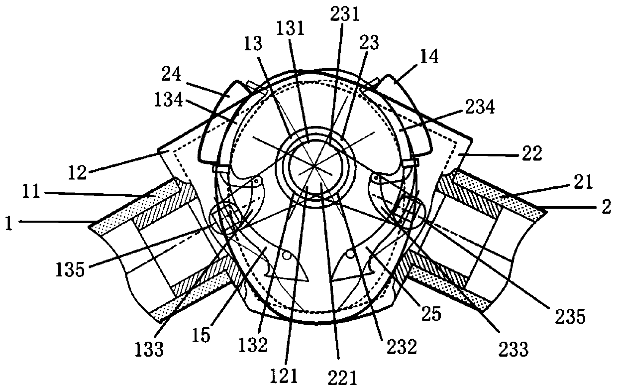 Valve connector capable of preventing mistaken closing