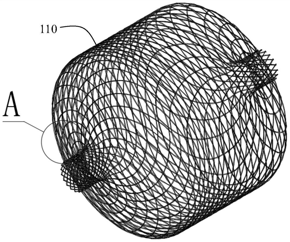 Transcatheter pulmonary artery thrombectomy device and thrombectomy system