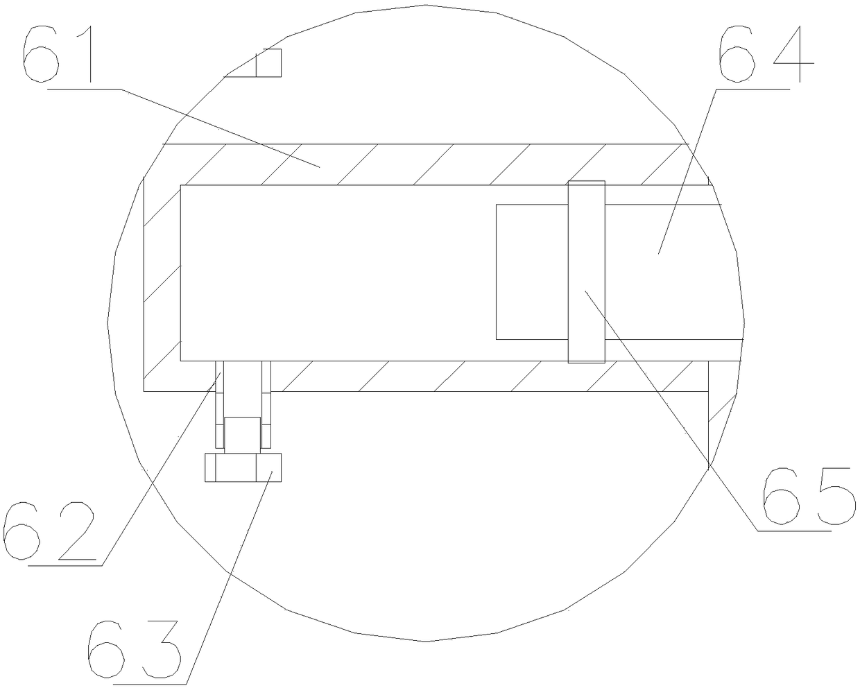 Gravity automatic conveying low-energy-consumption constant-speed flyover equipment