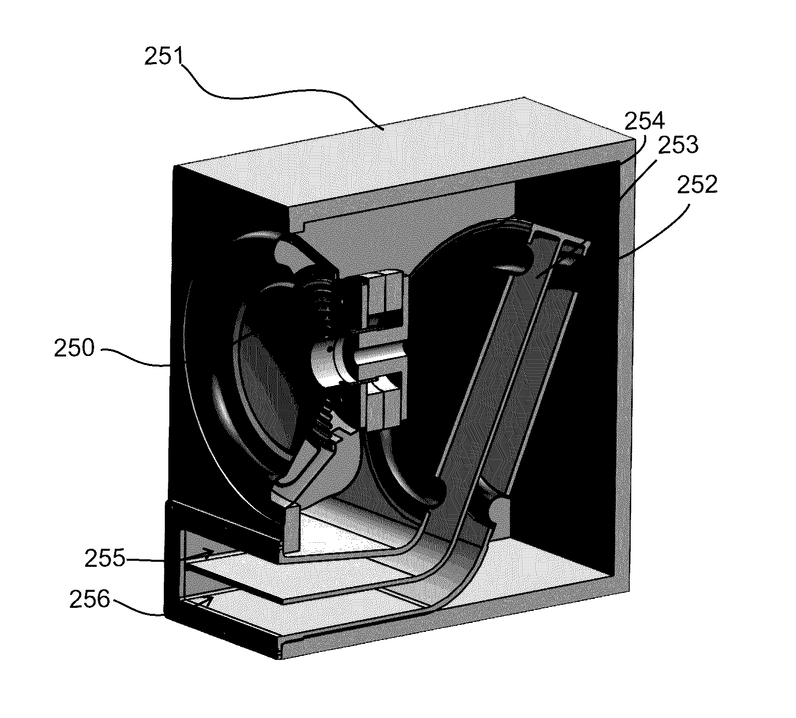 Passive acoustic radiator module