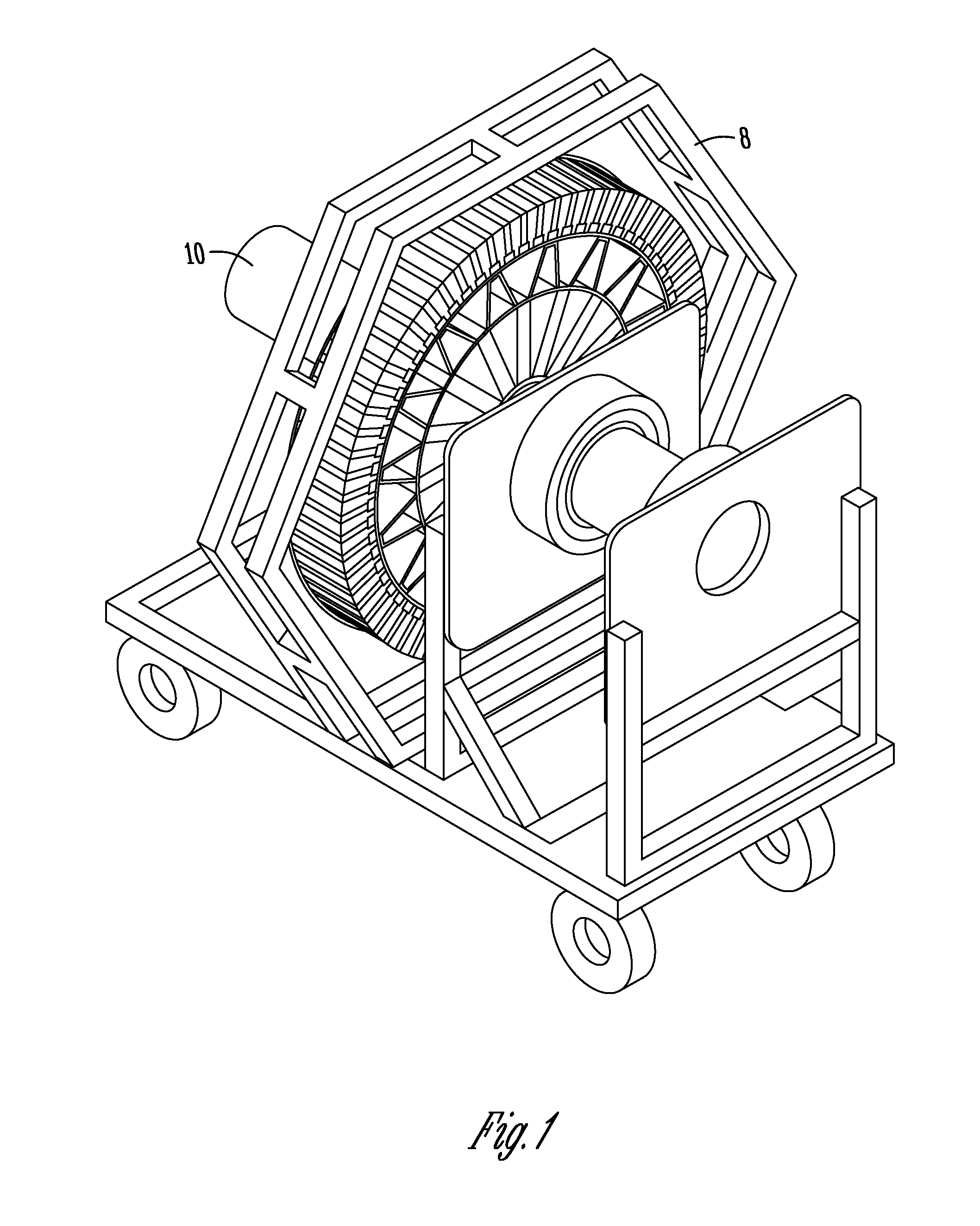 Direct drive wind turbine and blade assembly