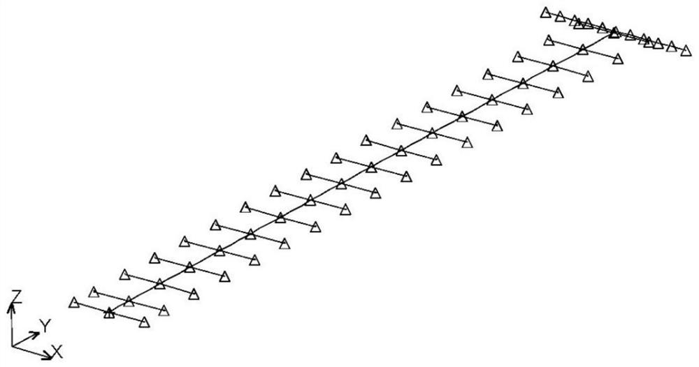 Modeling method for reduced-order model of large flexible structure based on dynamic response recognition