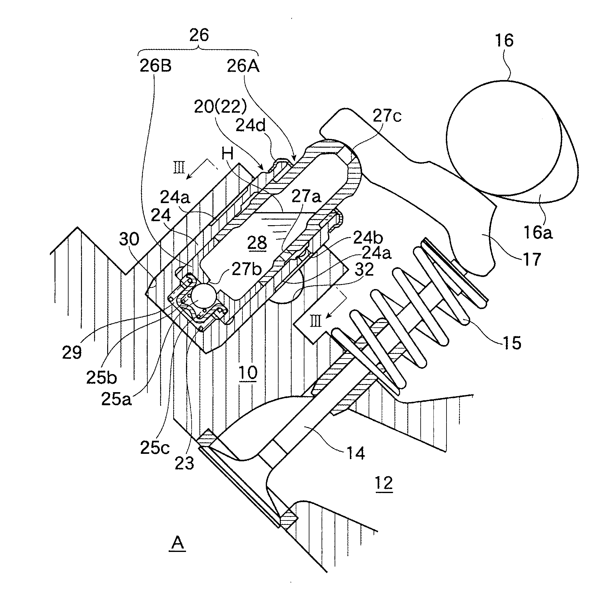 Hydraulic lash adjuster for internal combustion engine