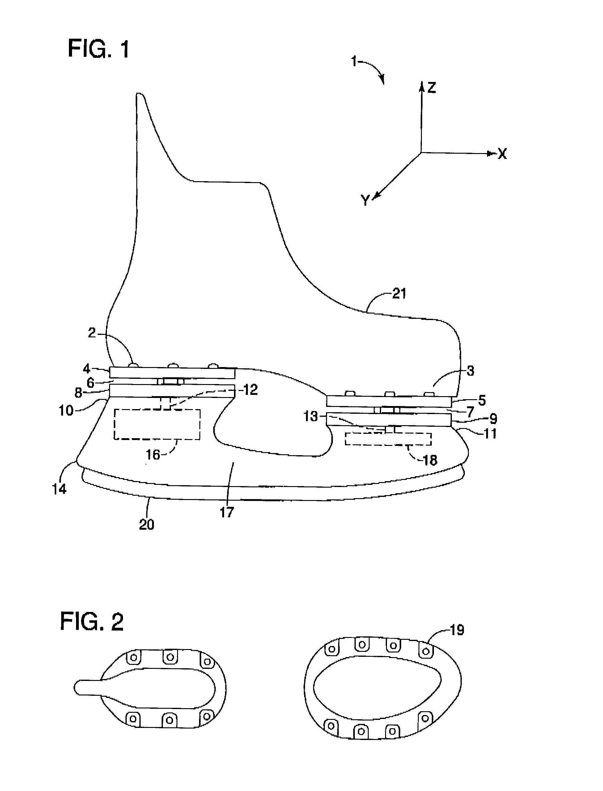 Performance monitoring systems and methods for edging sports