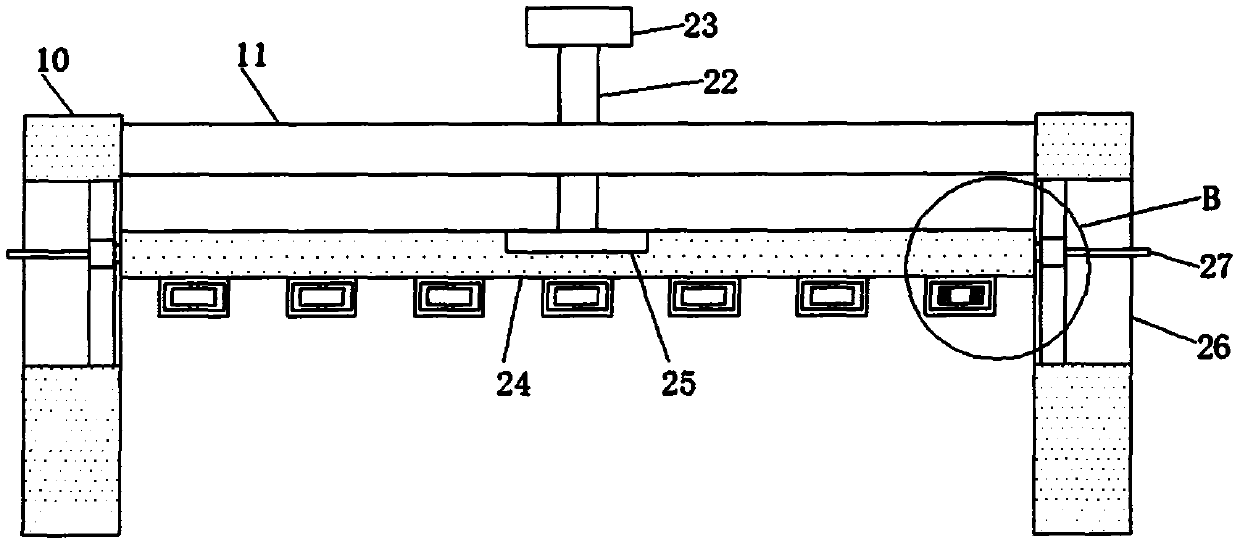 Automatic detection device for automobile gearbox gear production