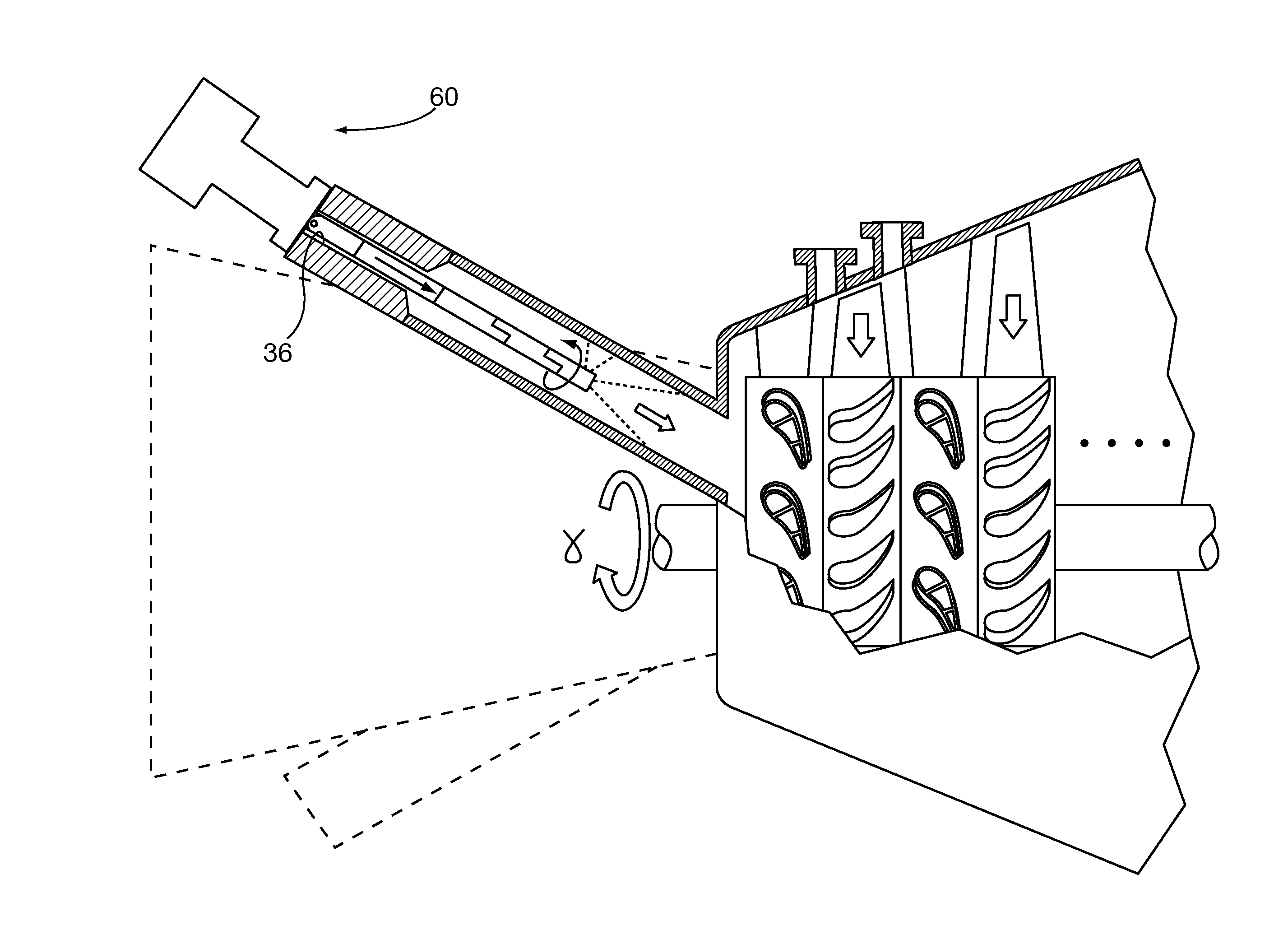 System and method for automated optical inspection of industrial gas turbines and other power generation machinery