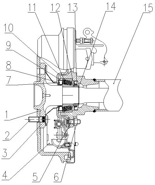 Drive axle based on half-shaft bearing novel installation system