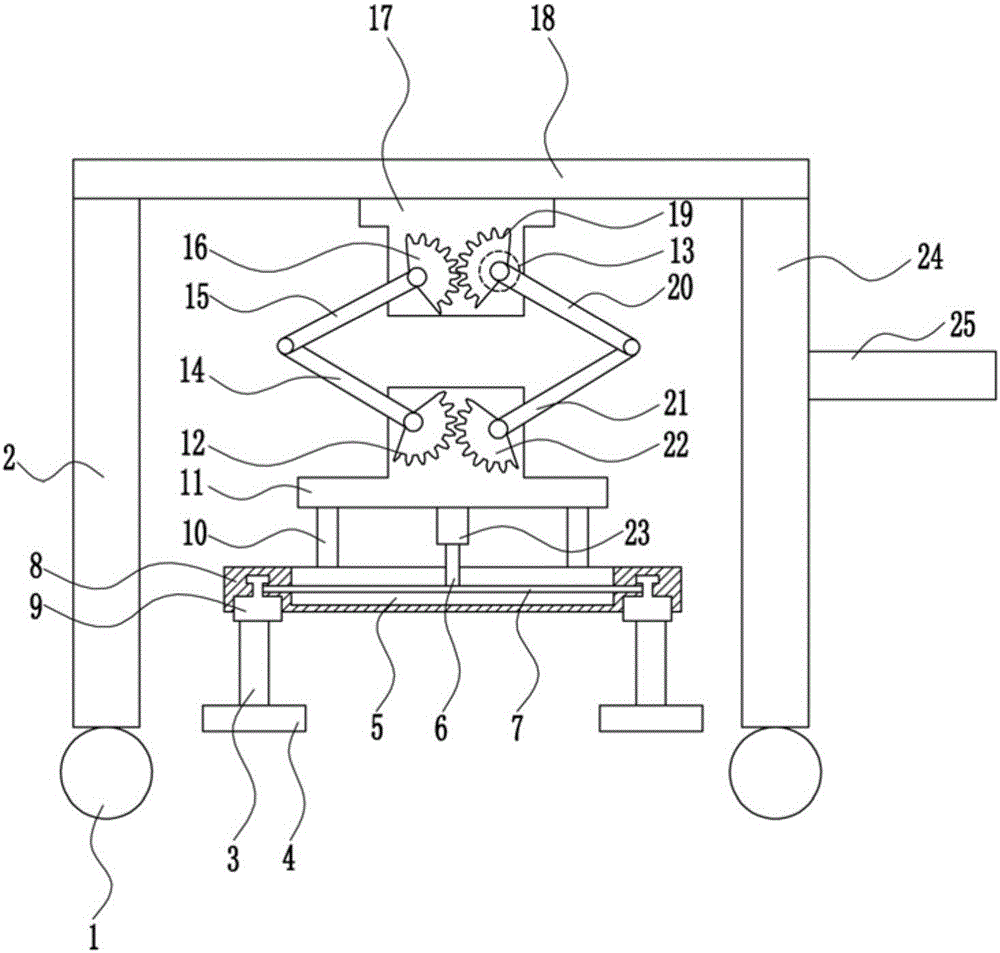 Road dust cleaning device for expressway