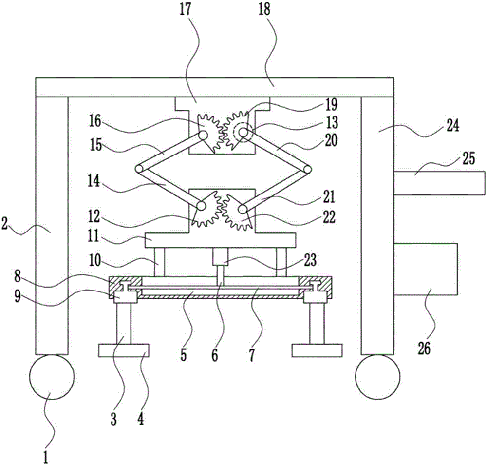 Road dust cleaning device for expressway