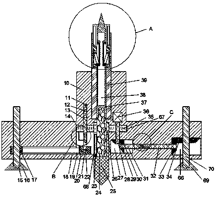 An intermittent pulse corona discharge lightning rod