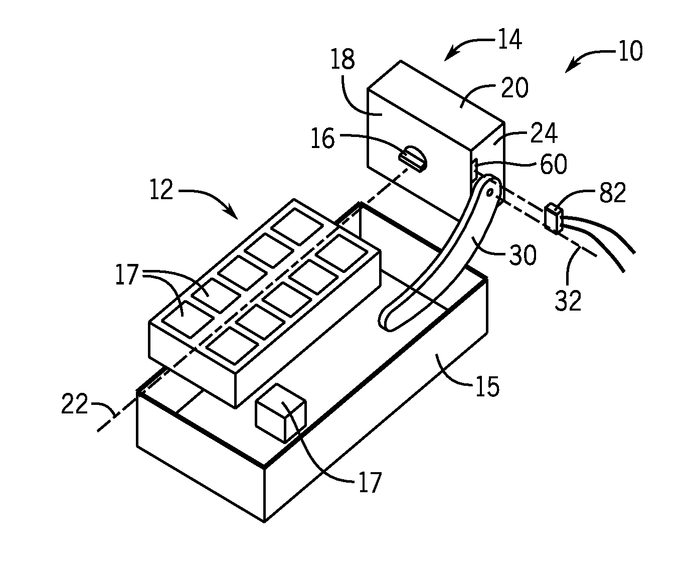 Ice-maker motor with integrated encoder and header