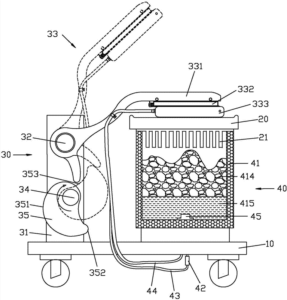 Anti-sticking meat paste processing machine