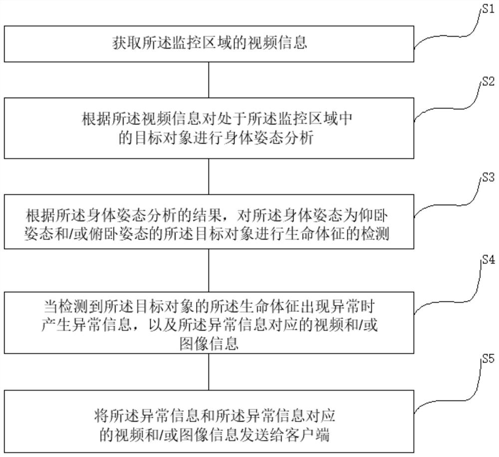 Non-contact vital sign detection method, non-contact vital sign detection device, storage medium and non-contact vital sign detection system