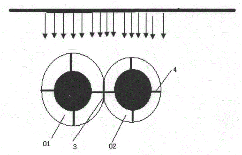 A two-component abnormity hollow high moisture absorption curling composite fiber and a preparation method thereof