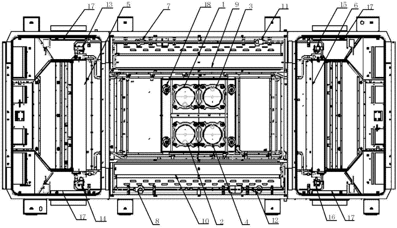 Energy-saving high-temperature-resistant subway train air conditioning