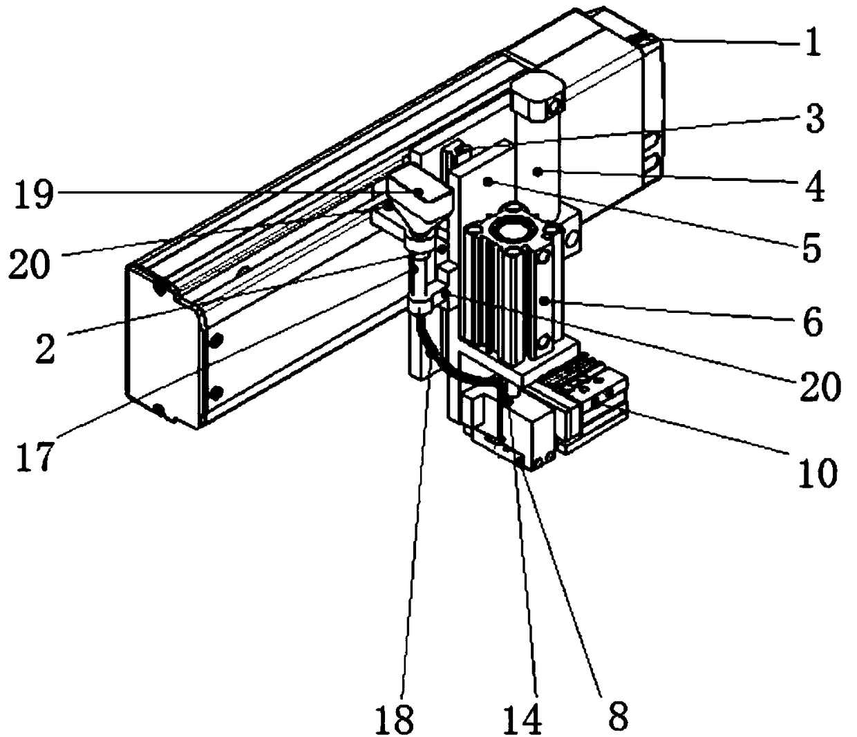 Steel ball sealing mechanism used for lithium battery liquid-injection mouth