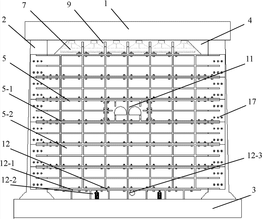 Large-sized combined dynamic and static multifunctional geotechnical engineering simulation testing device